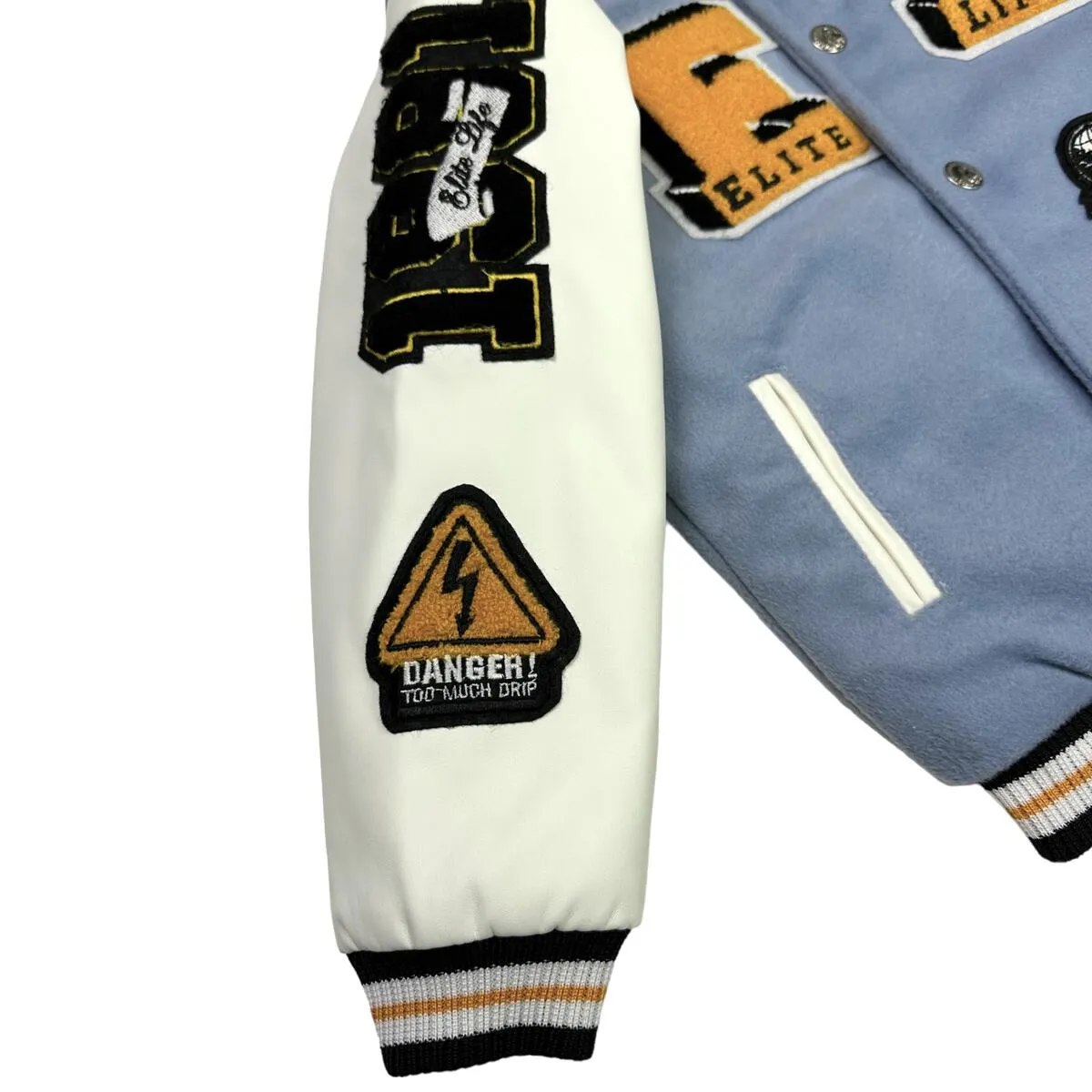 4219 UNC Blue Kids Varsity Jacket