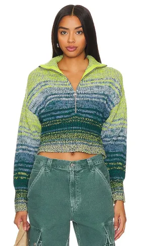 525 Alexa Sweater in Green,Blue