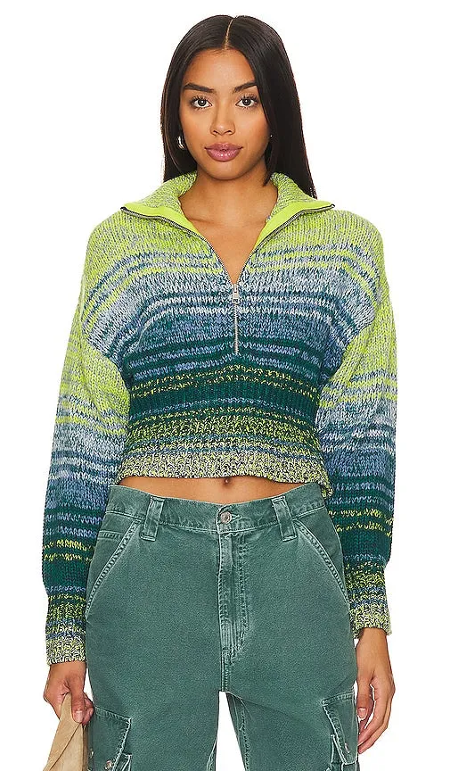 525 Alexa Sweater in Green,Blue