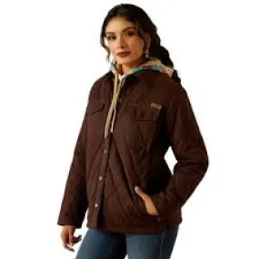 Ariat Women's Grizzly Quilted Barn Jacket Mole