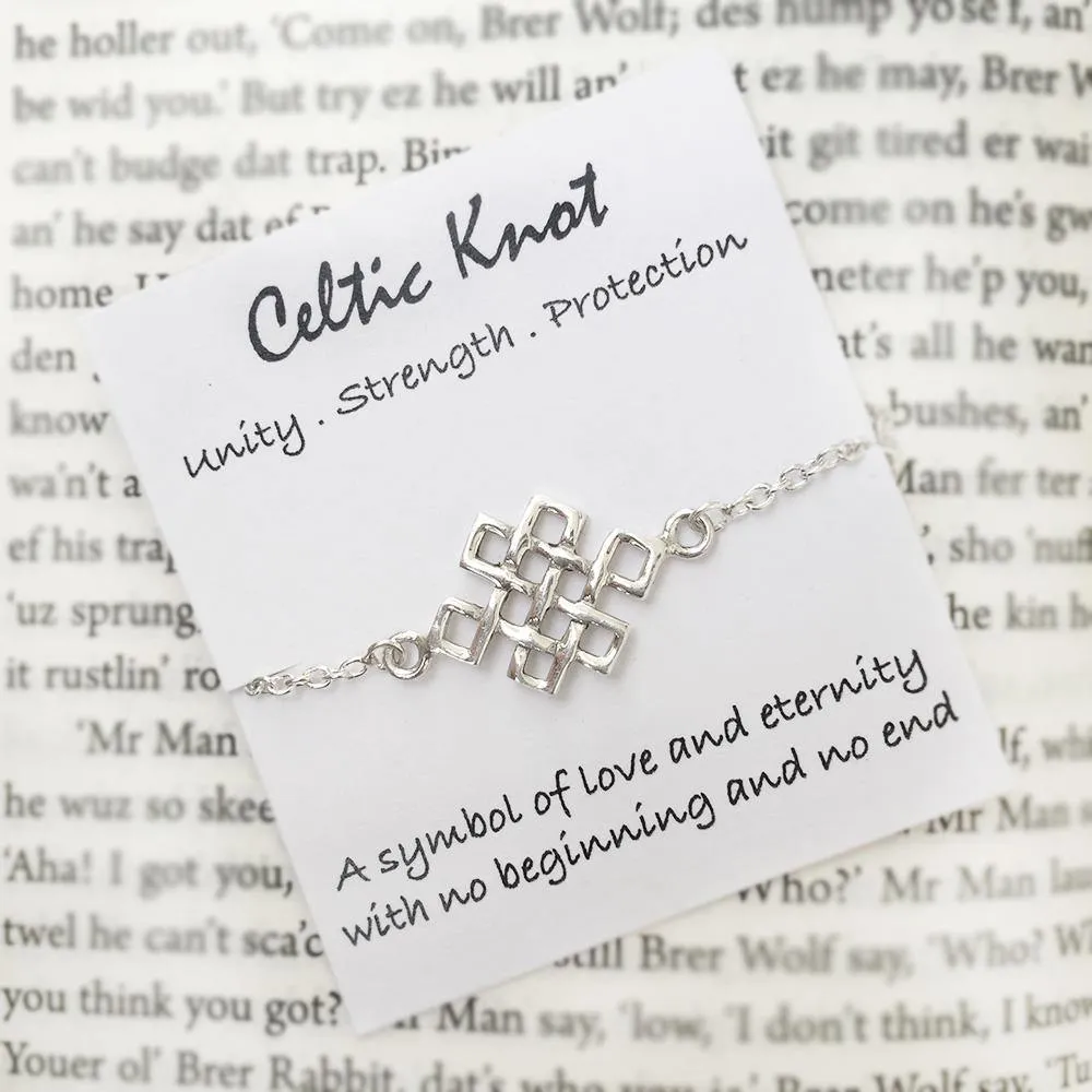 Celtic Knot Silver Bracelet