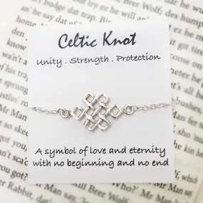 Celtic Knot Silver Bracelet