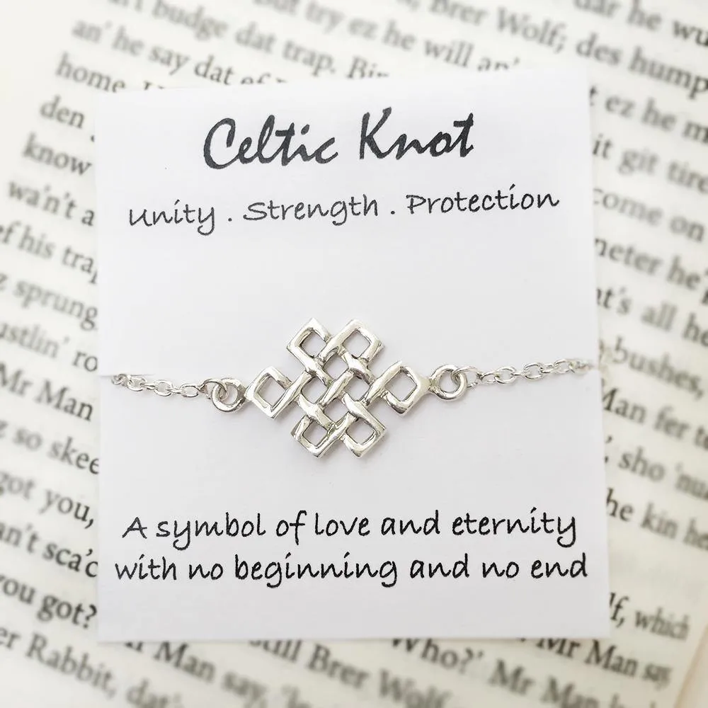 Celtic Knot Silver Bracelet