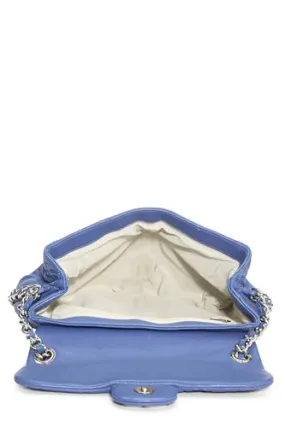 Chanel,  Blue Quilted Calfskin Chain Around Shoulder Bag, Blue
