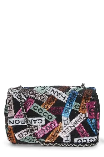 Chanel,  Multicolor Sequin Half Flap Small, Multi