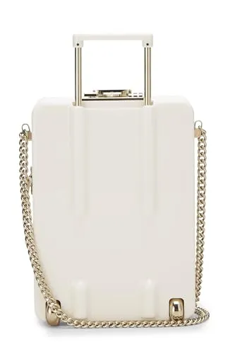 Chanel,  Patent Leather & Perspex Evening In The Air 'CC' Trolley Minaudière Chain Clutch, Multi