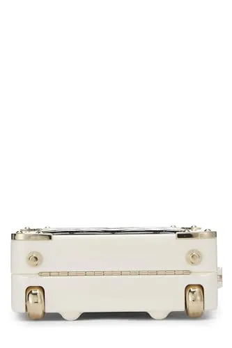 Chanel,  Patent Leather & Perspex Evening In The Air 'CC' Trolley Minaudière Chain Clutch, Multi