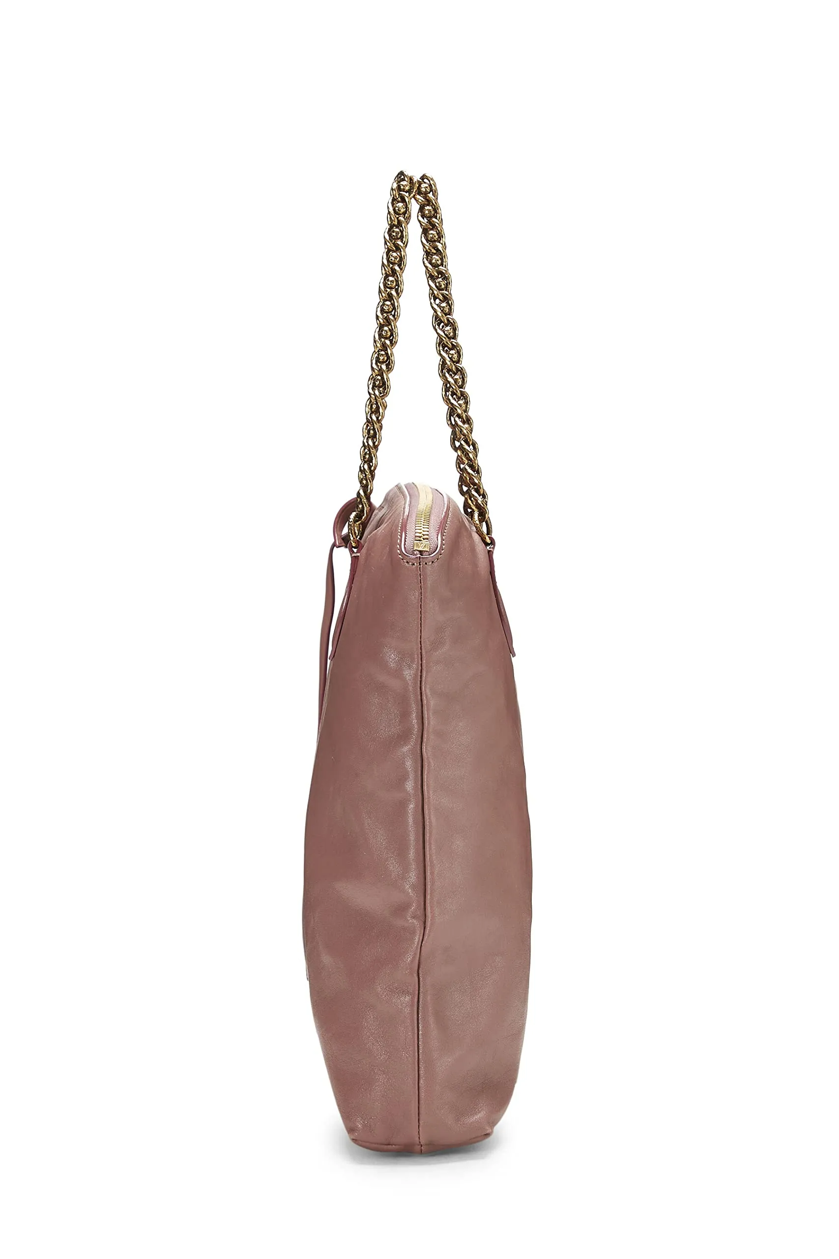 Chanel,  Pink Leather Cuir Boudoir MM, Pink