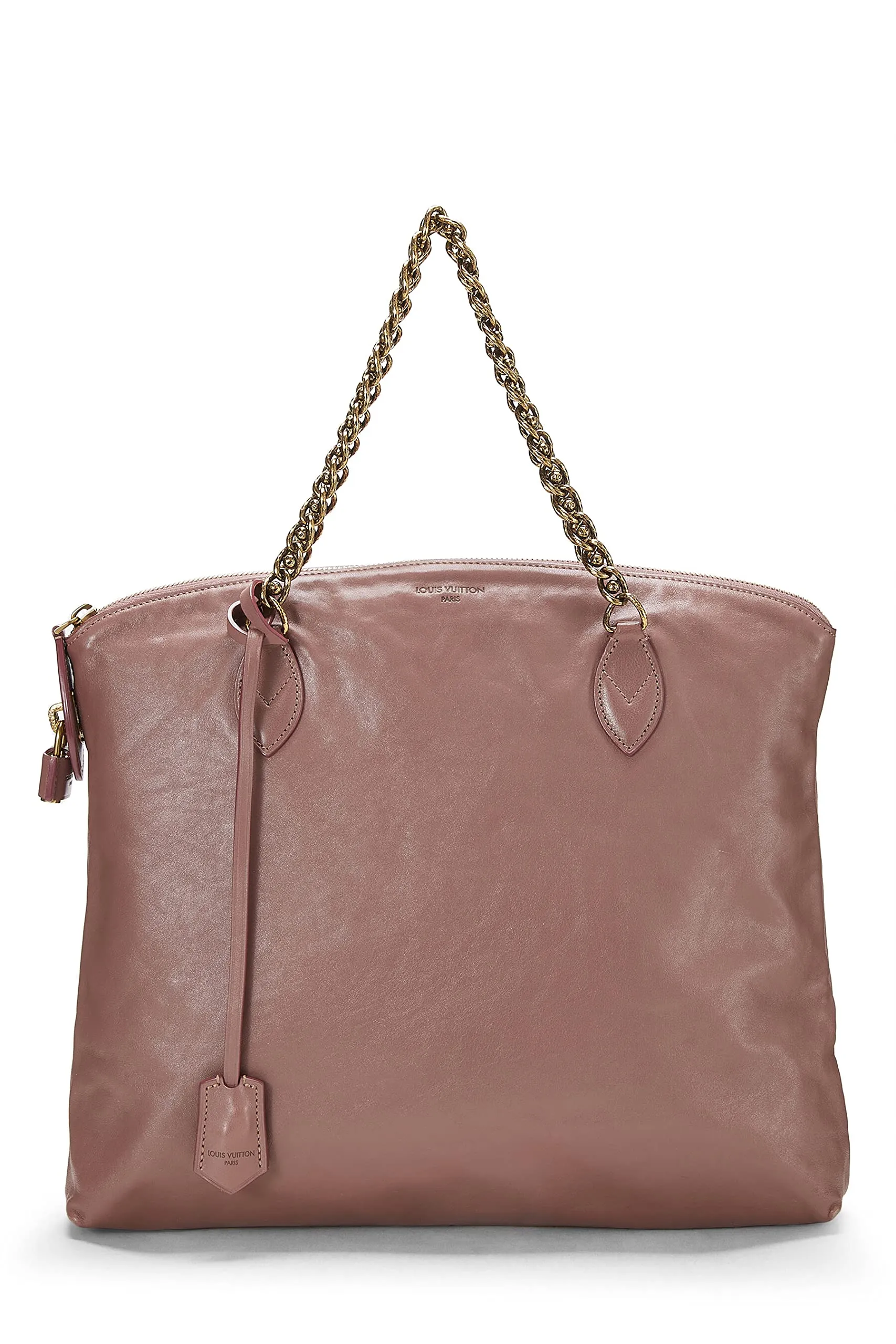 Chanel,  Pink Leather Cuir Boudoir MM, Pink
