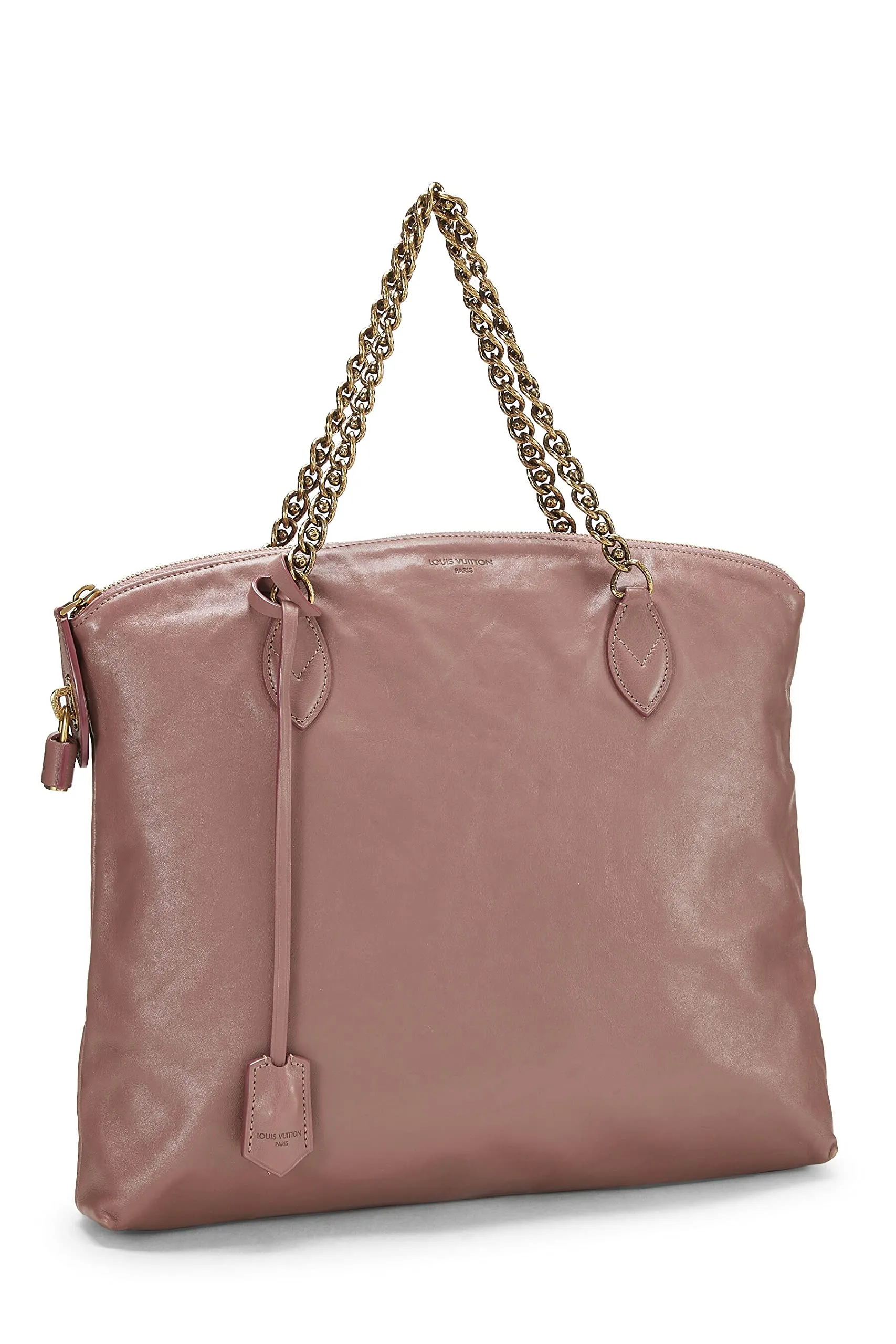 Chanel,  Pink Leather Cuir Boudoir MM, Pink