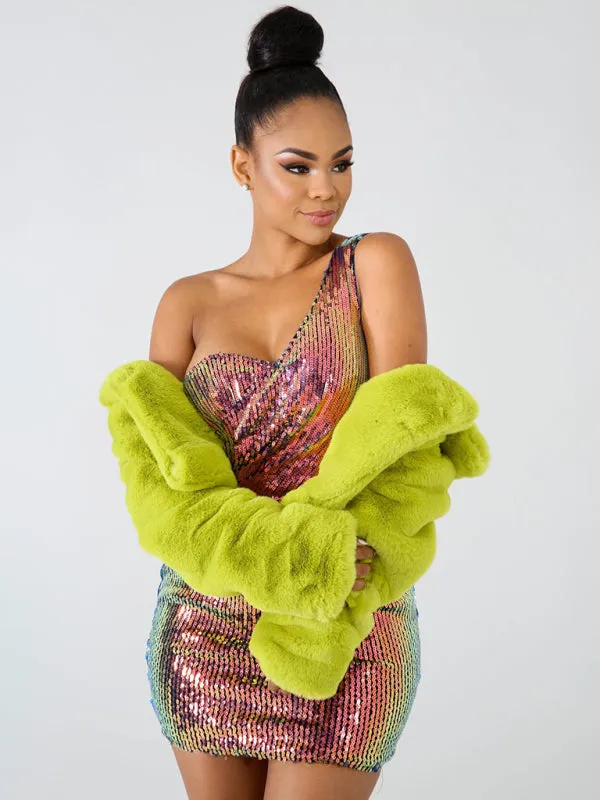 Cozy Open Front Crop Plush Jacket for Every Event