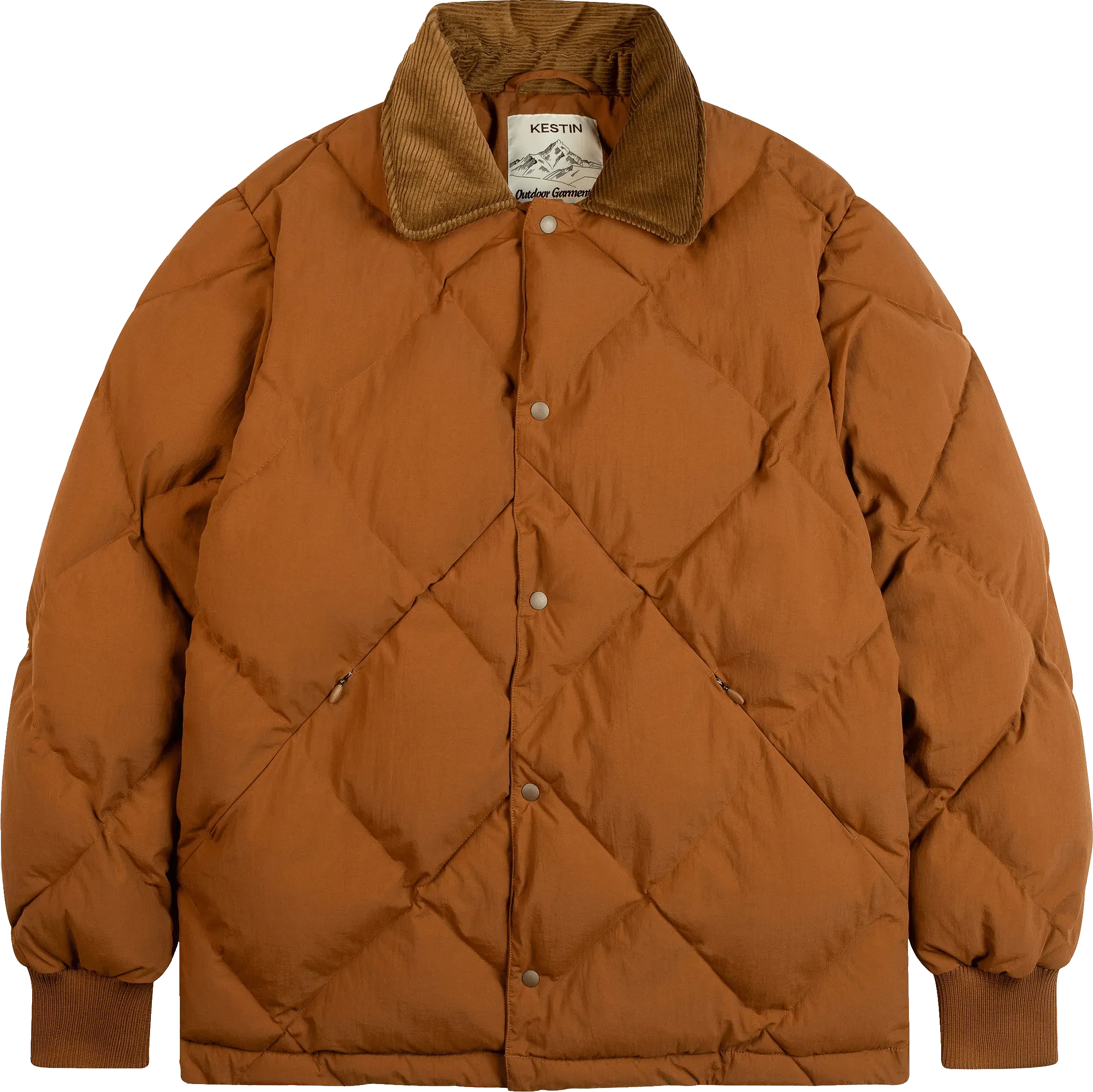 Dunbar Padded Jacket - Tobacco