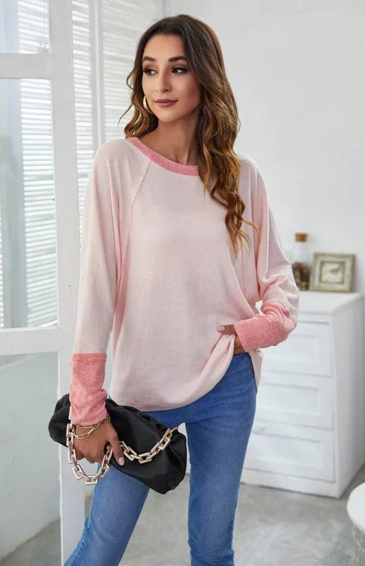 Elegant Batwing Sleeve Cotton Tunic for Women - Stylish Loose Fit Top for Spring-Summer