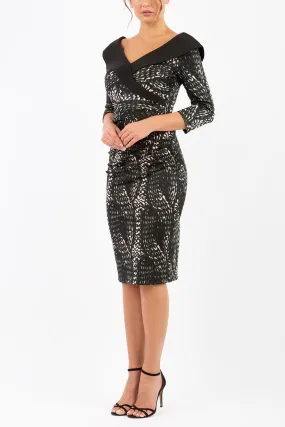 Eliza Animal Print Dress