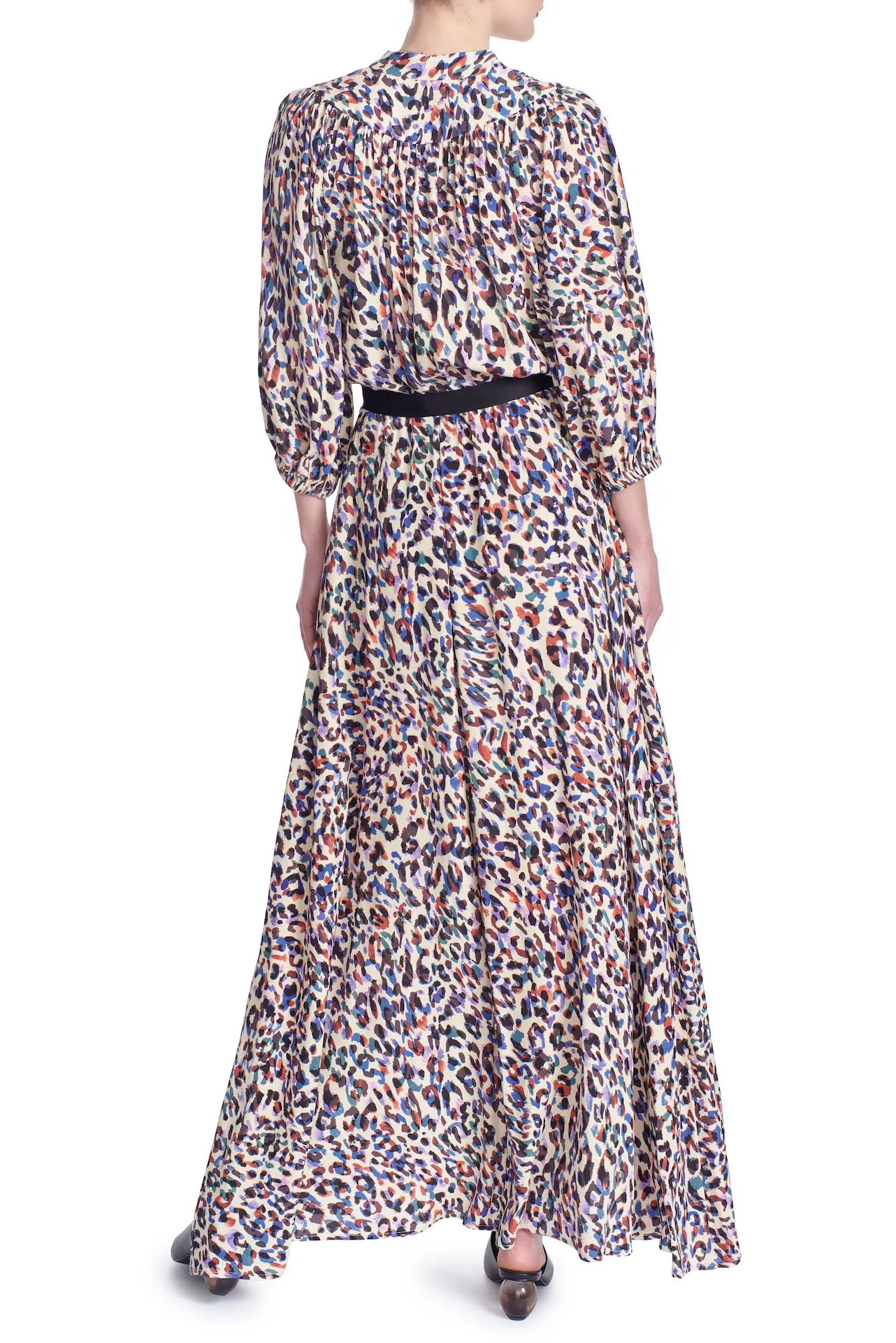 FARREN MAXI DRESS- Leopard