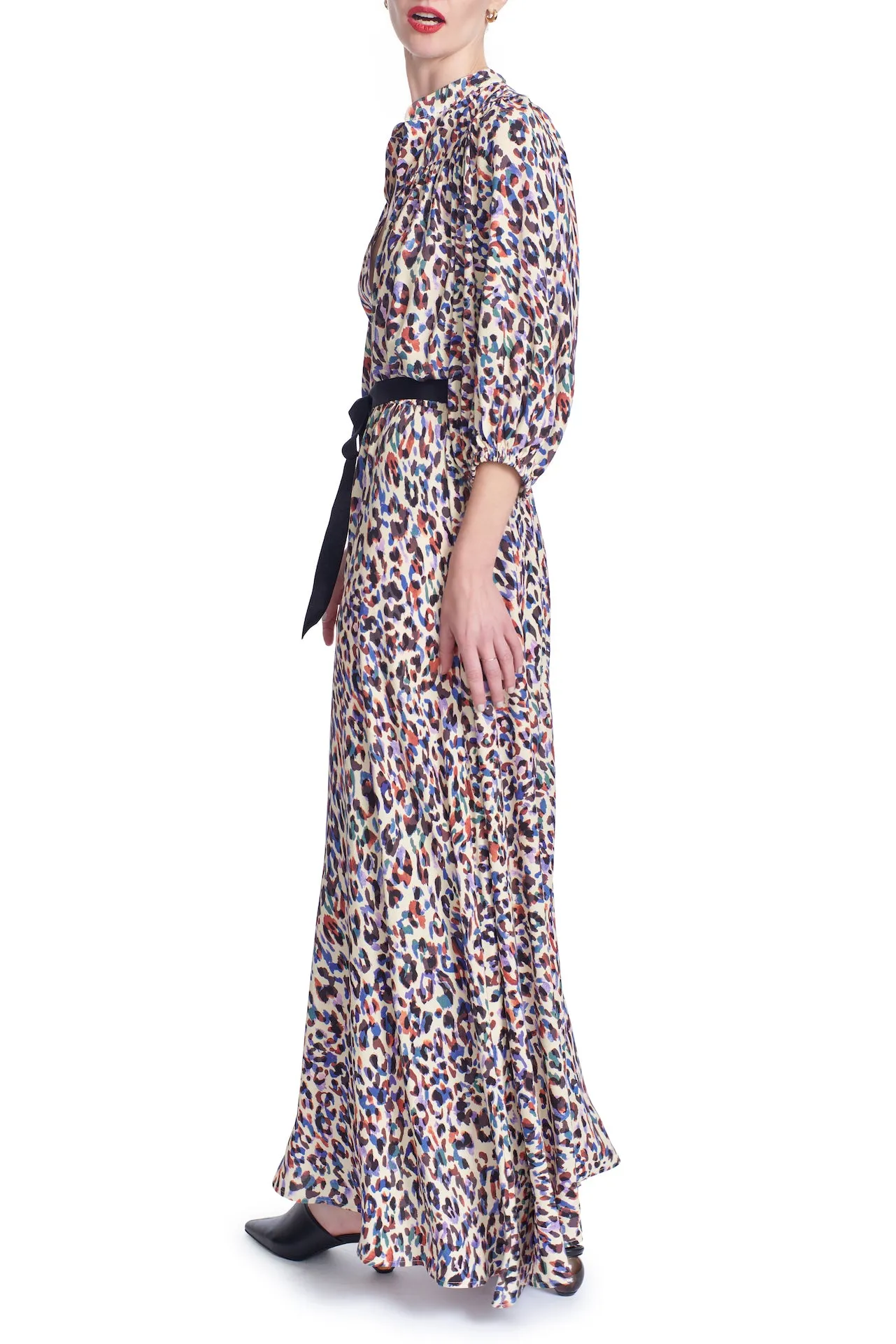 FARREN MAXI DRESS- Leopard