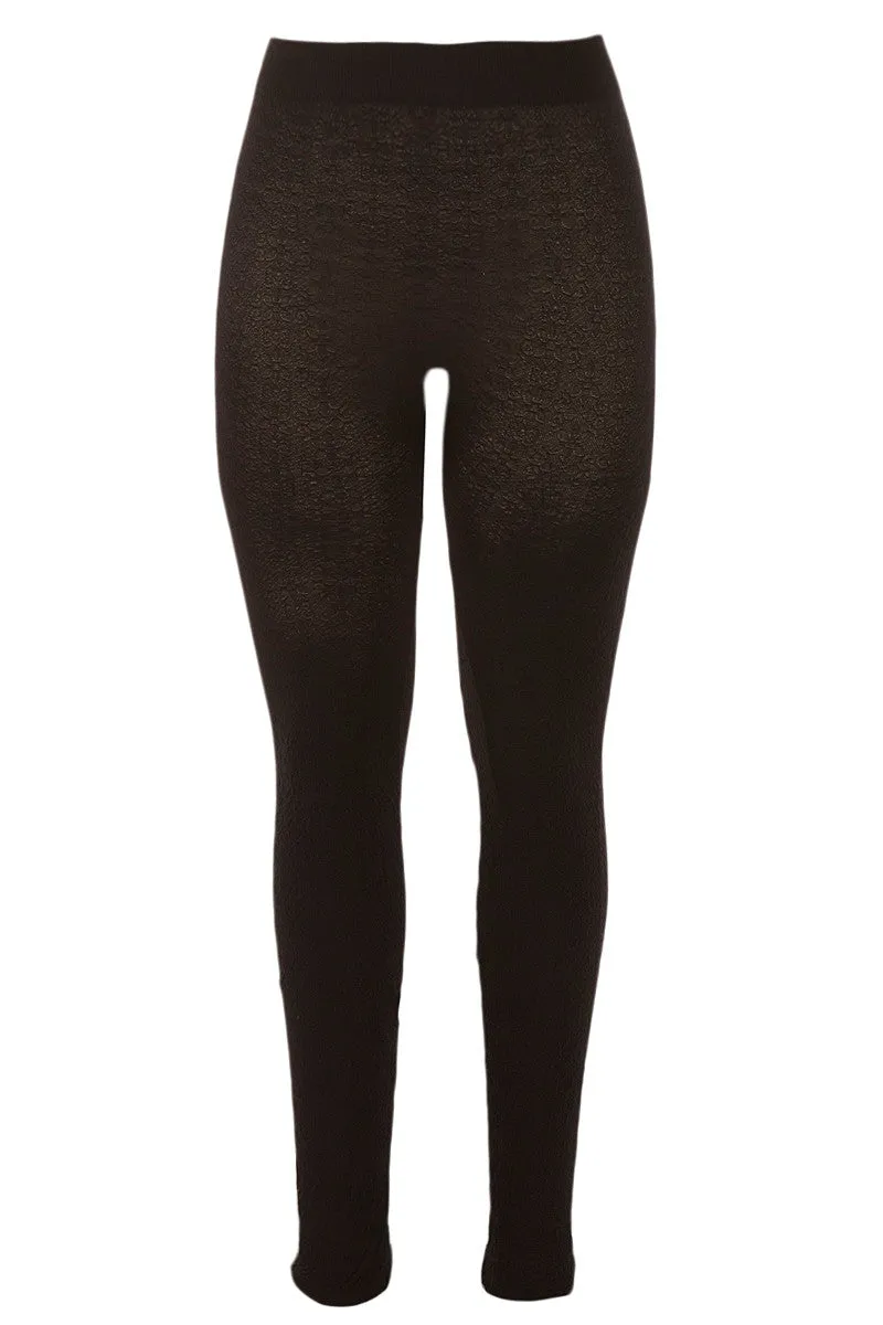 Floral Texture Leggings