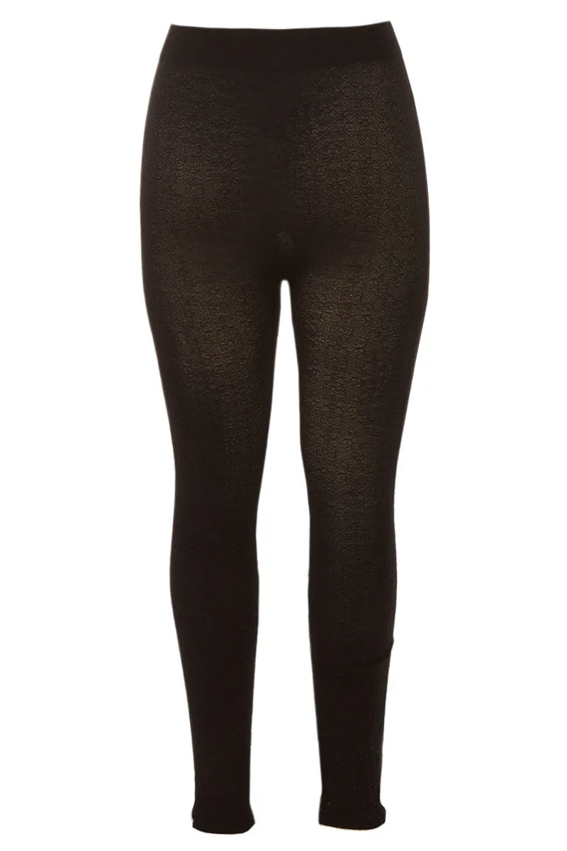 Floral Texture Leggings