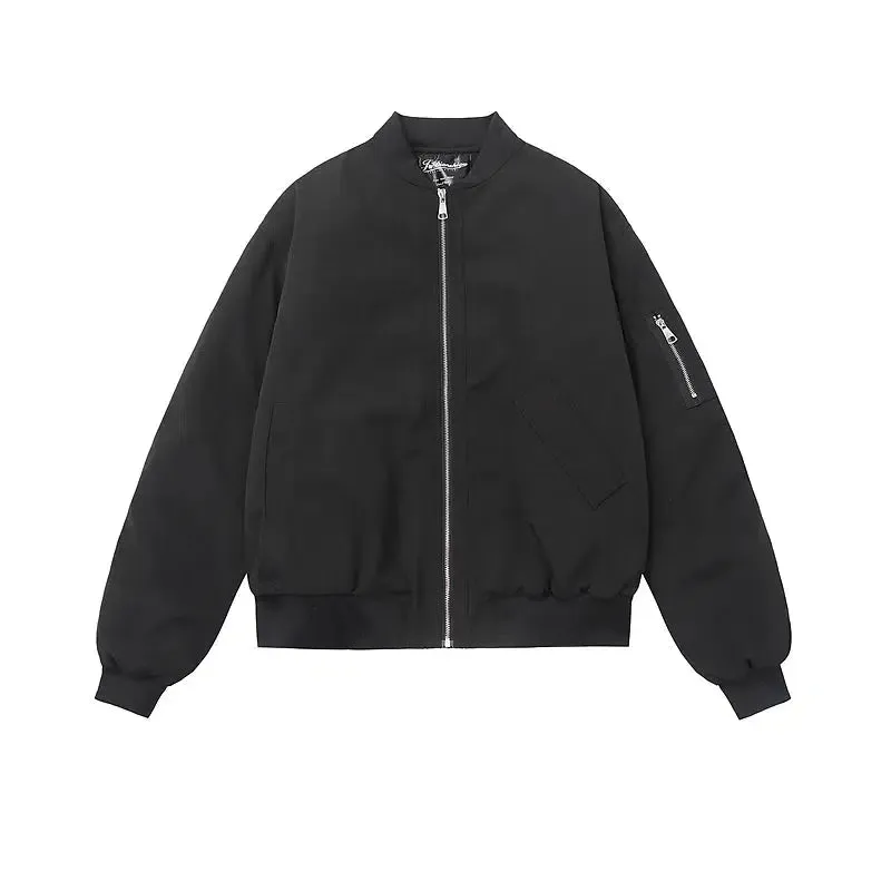 Full Zip Bomber Quilted Jacket