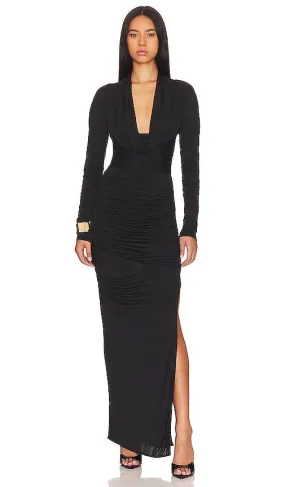 GAUGE81 Elos Maxi Dress in Black