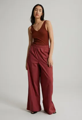 George Pant in Leather
