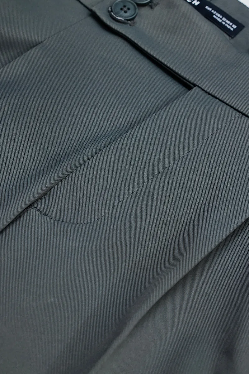 Green Slim Fit Trousers