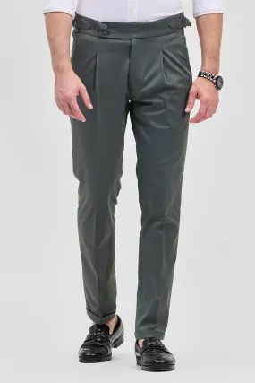 Green Slim Fit Trousers