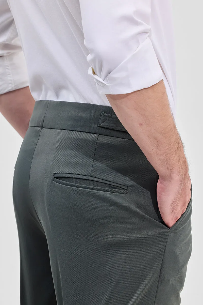 Green Slim Fit Trousers