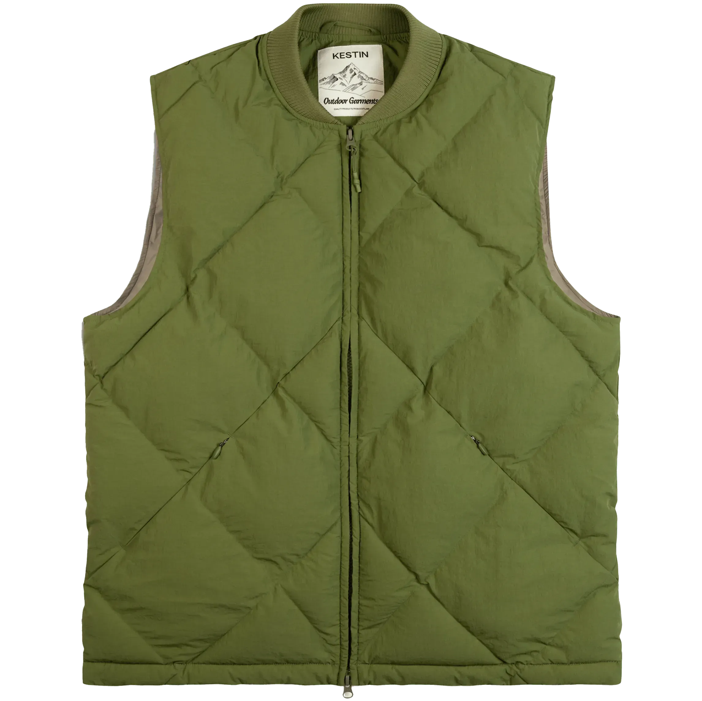 Linton Padded Vest - Grass Green