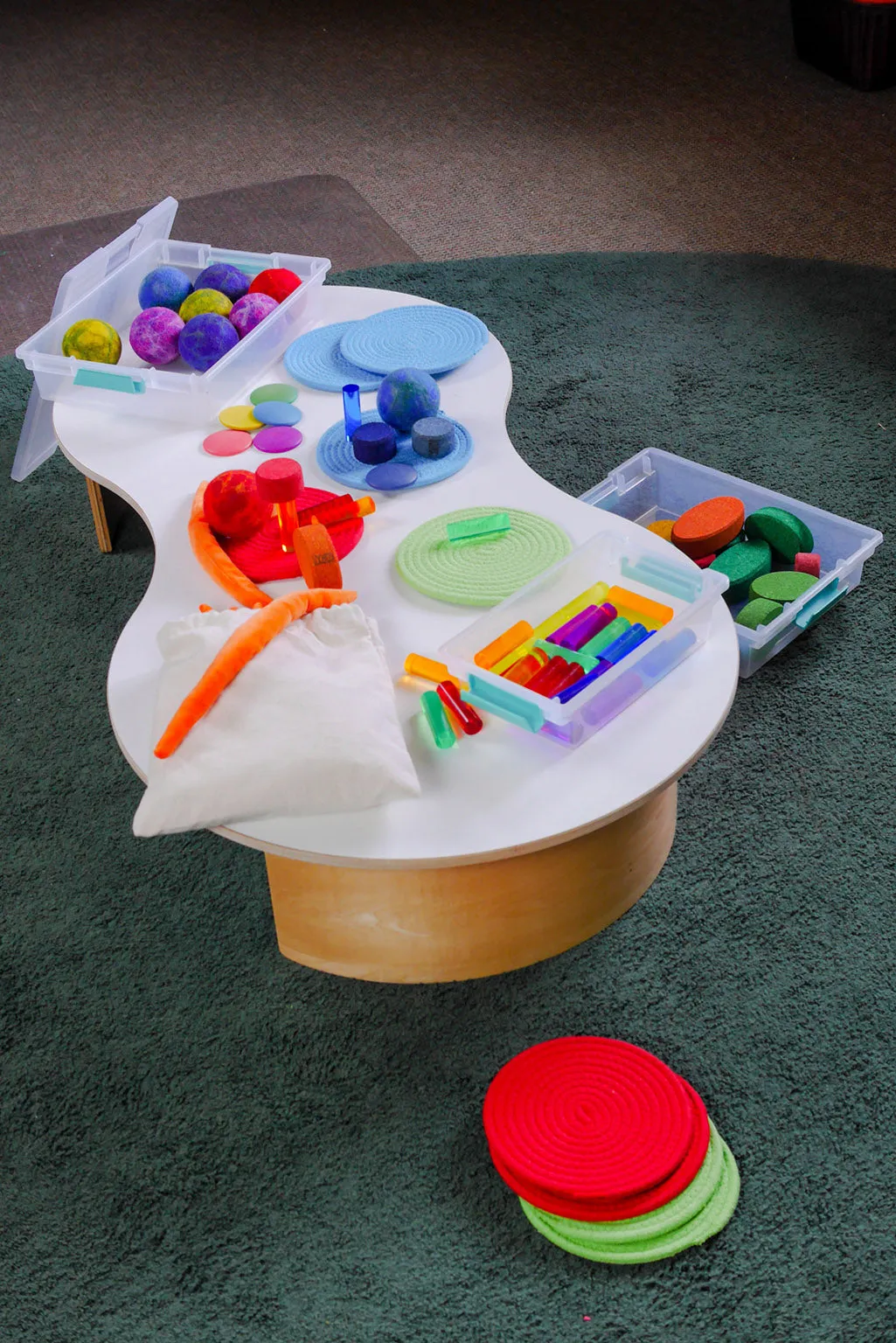 Loose Parts Color Mix For Toddlers