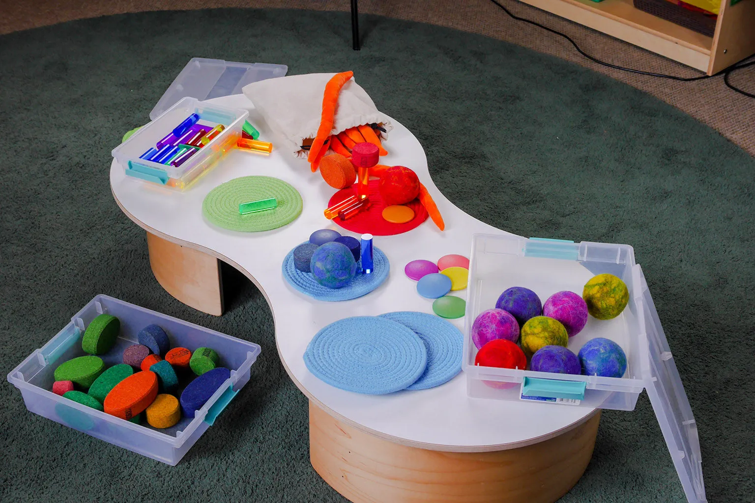 Loose Parts Color Mix For Toddlers