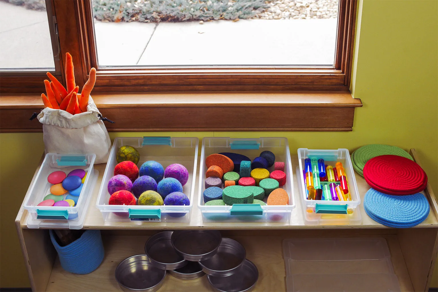 Loose Parts Color Mix For Toddlers
