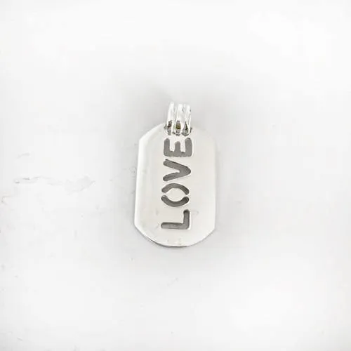 Love Silver Pendant