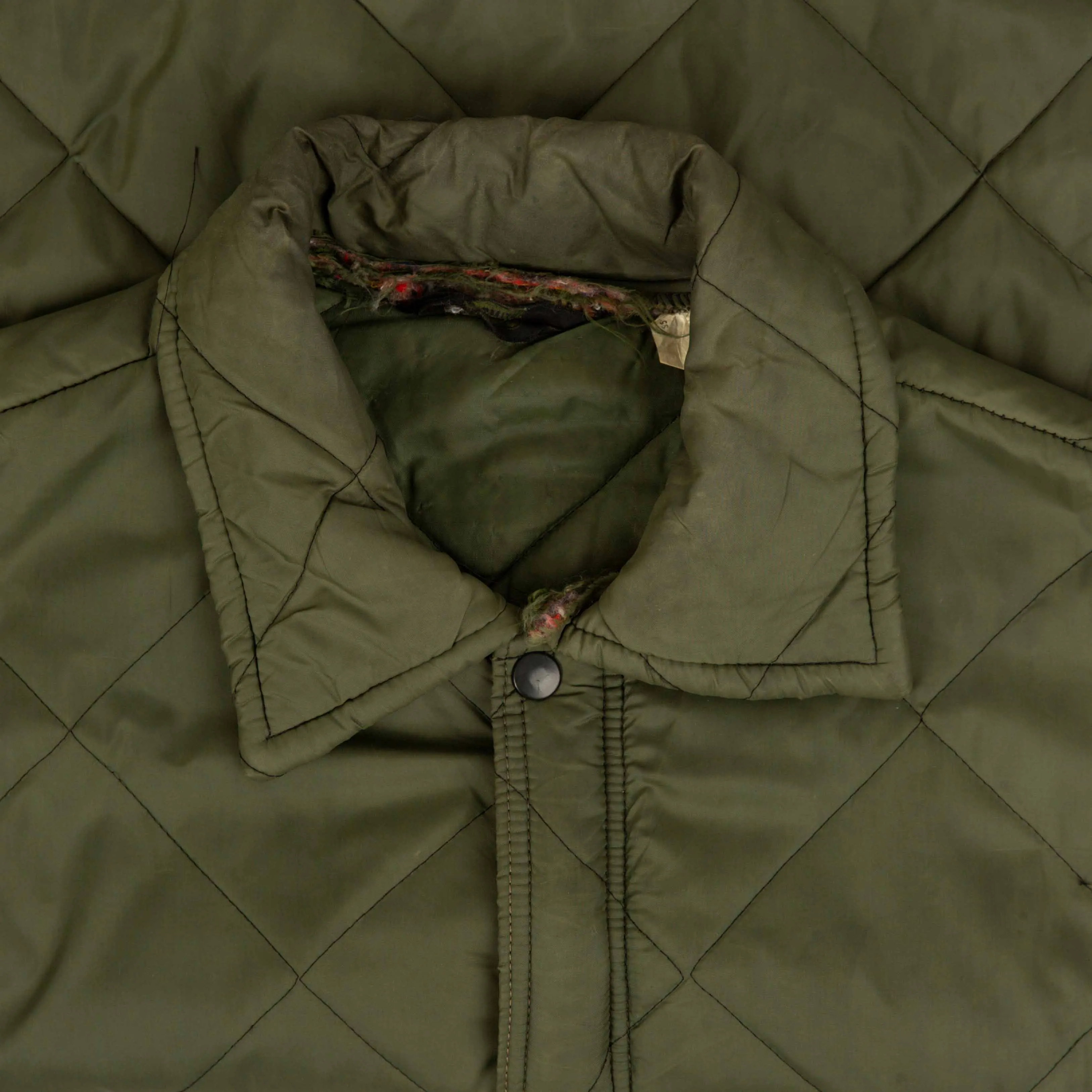 MEN'S VINTAGE 1970S QUILTED WORKWEAR JACKET - LARGE