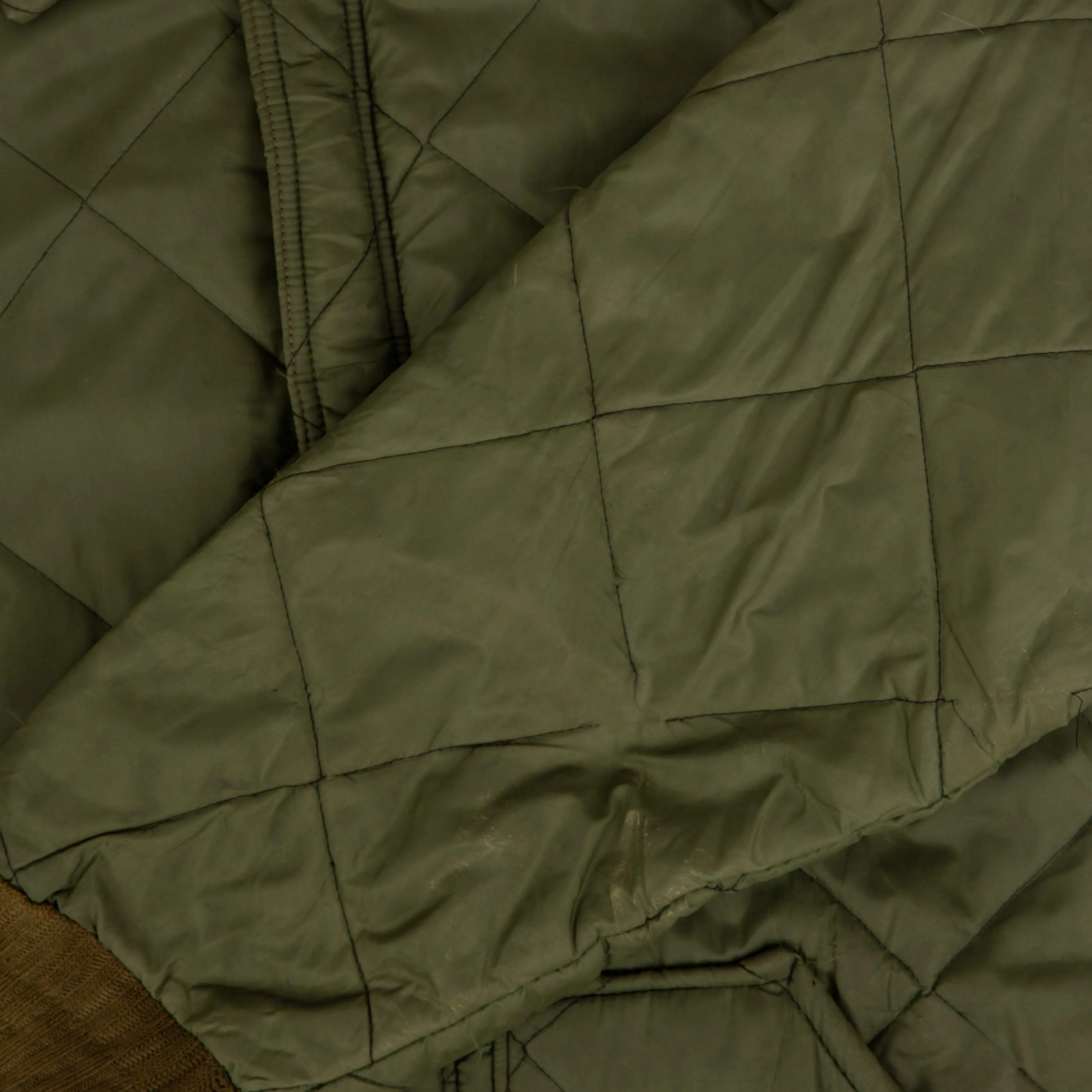 MEN'S VINTAGE 1970S QUILTED WORKWEAR JACKET - LARGE
