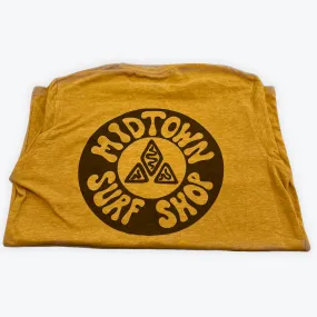 MIDTOWN SCRIBBLE SIGNATURE TEE - GOLD