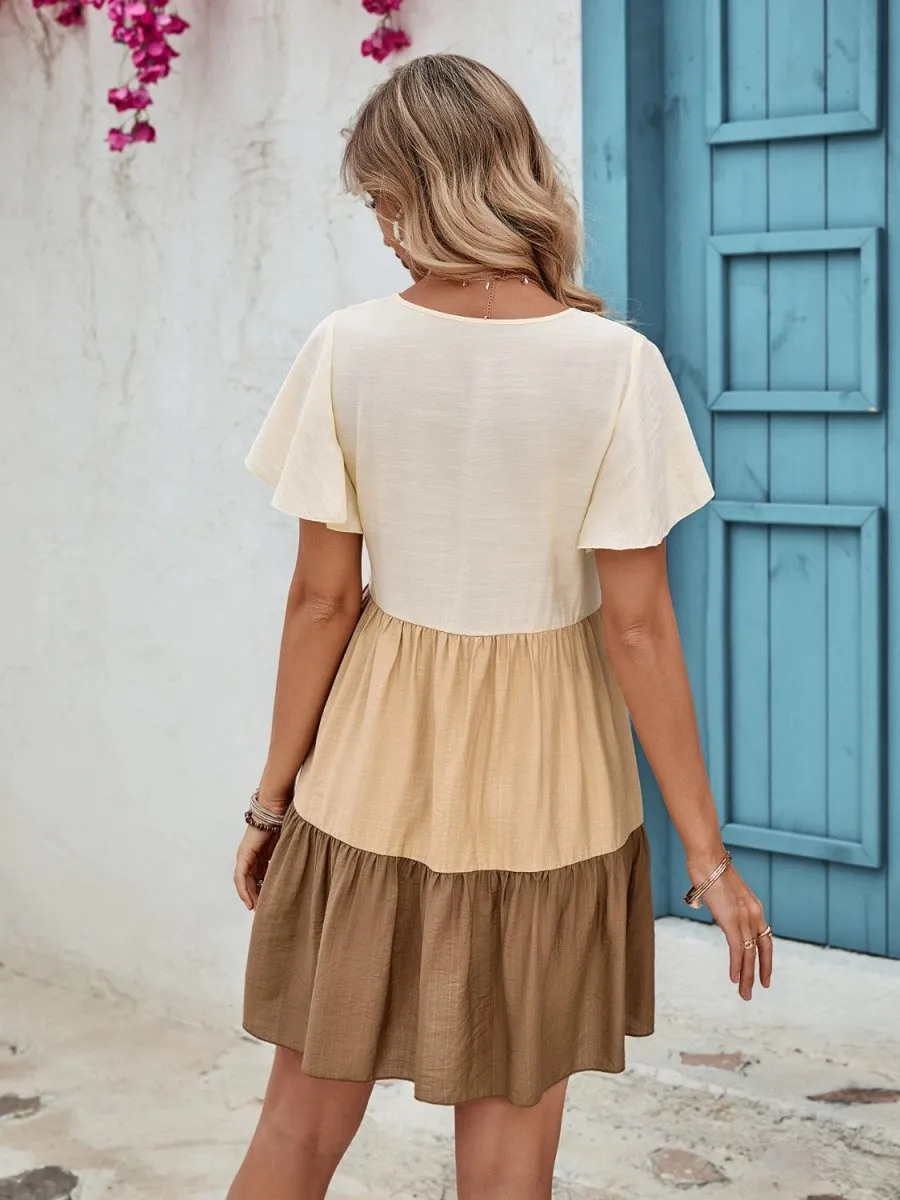 Minimalist Dress Effortless Elegance in Soft Earth Tones