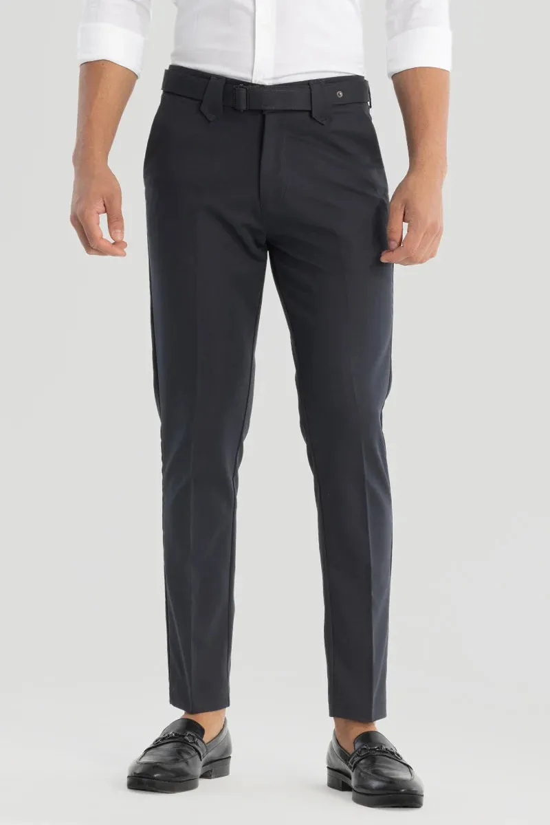 Navy Slim Fit Trousers
