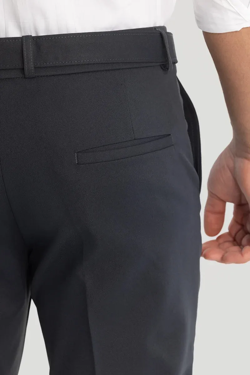 Navy Slim Fit Trousers