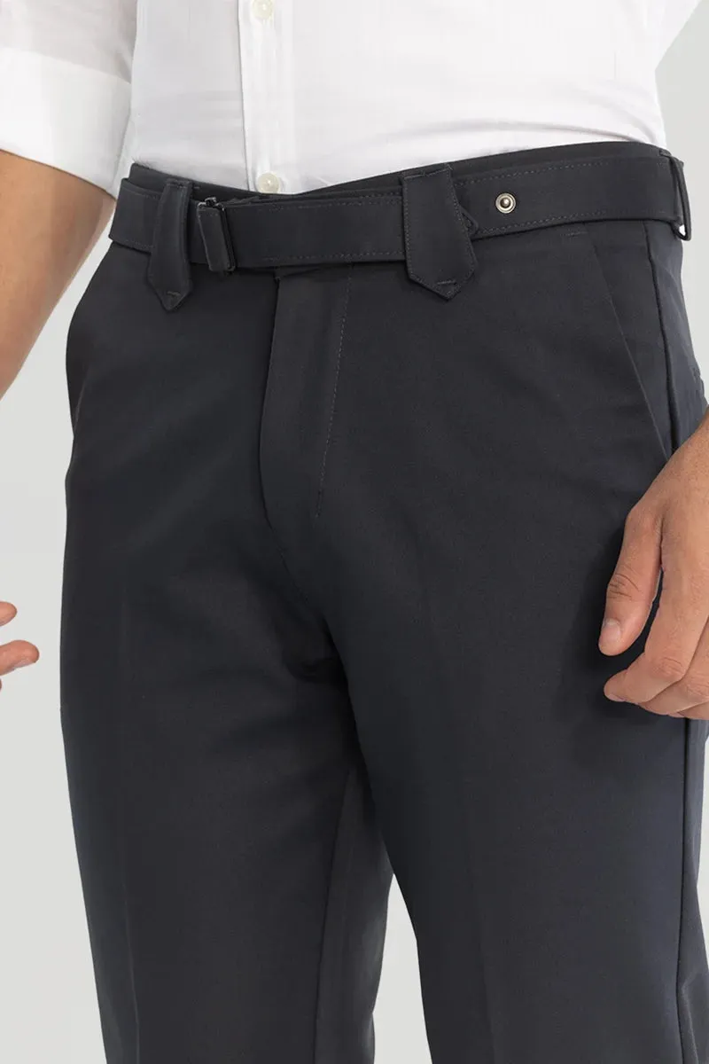 Navy Slim Fit Trousers