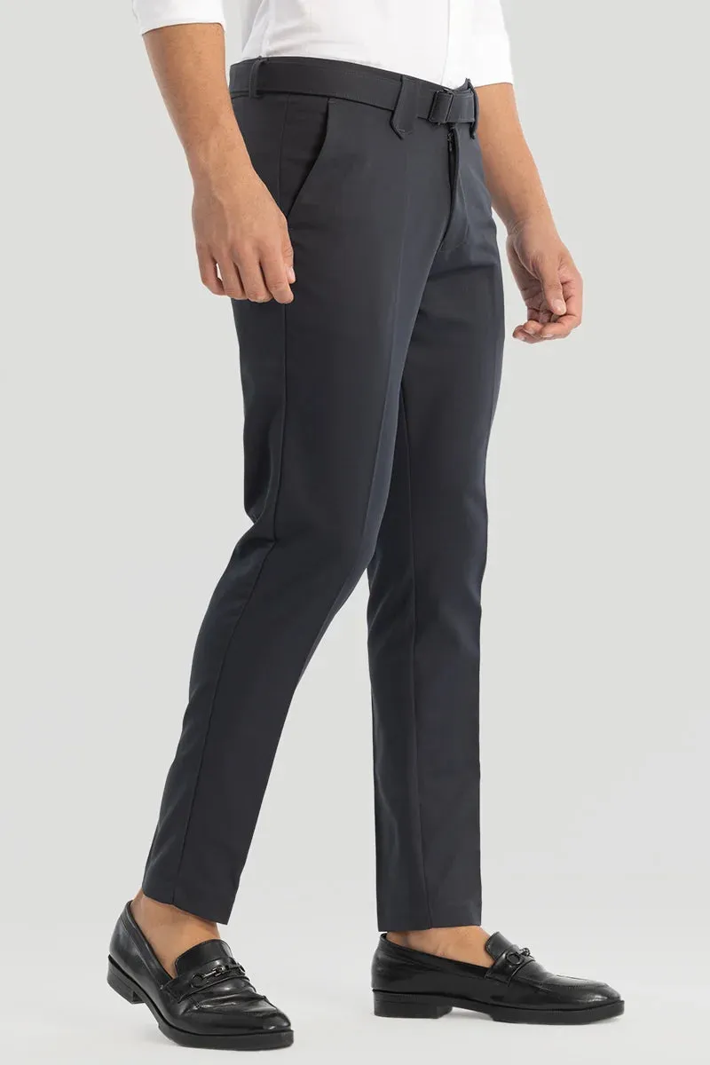 Navy Slim Fit Trousers