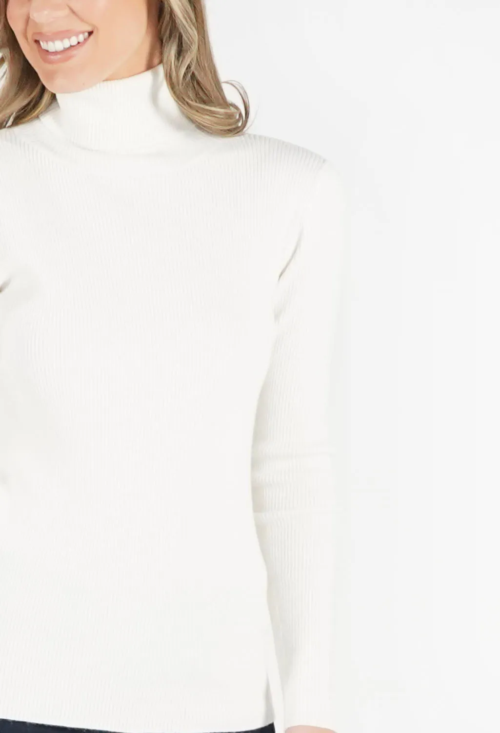 Off White Turtle Neck