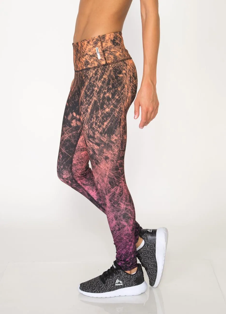 Ombre Splatter Printed Legging