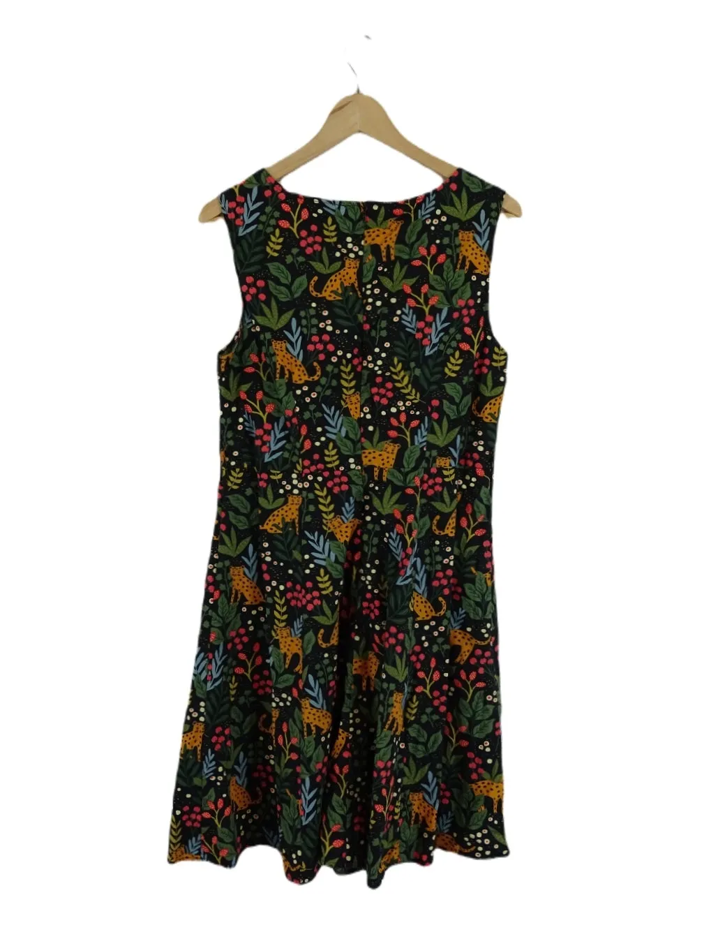 Princess Highway Black Multi Print Midi Dress 12