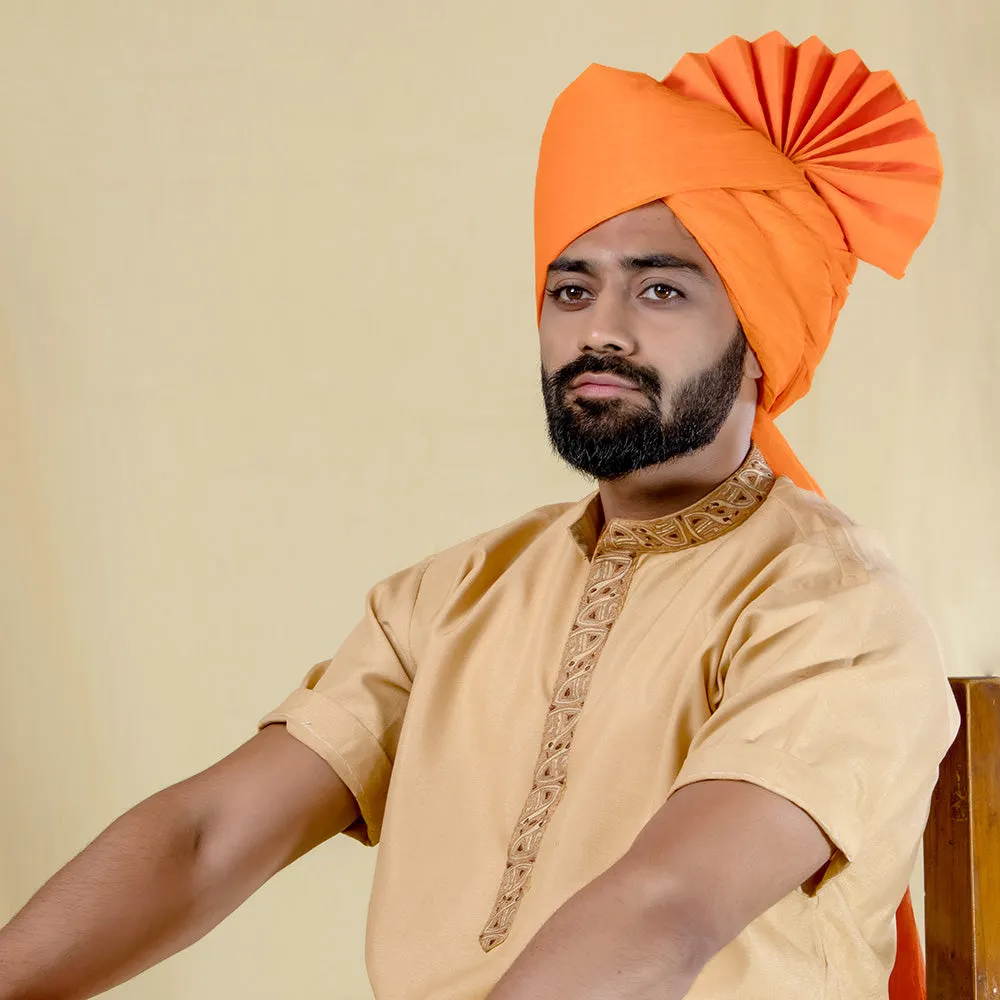 Readymade Plain Orange Pheta