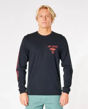 Rip Curl Mens Fade Out Icon Long Sleeve Tee