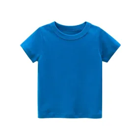 SIMPLE COLOR PLAIN T-SHIRT