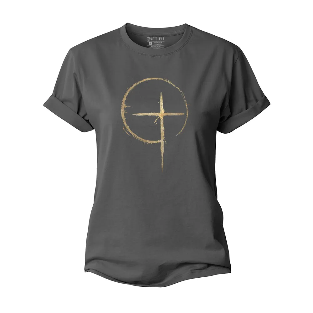 Simple Cross Women's Cotton T-Shirt