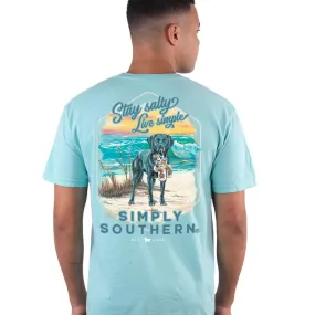 Simply Southern Unisex Short Sleeve Comfort Colors Tee - SALTY