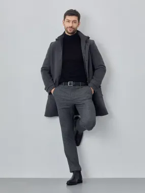 Slim fit formal chino trousers